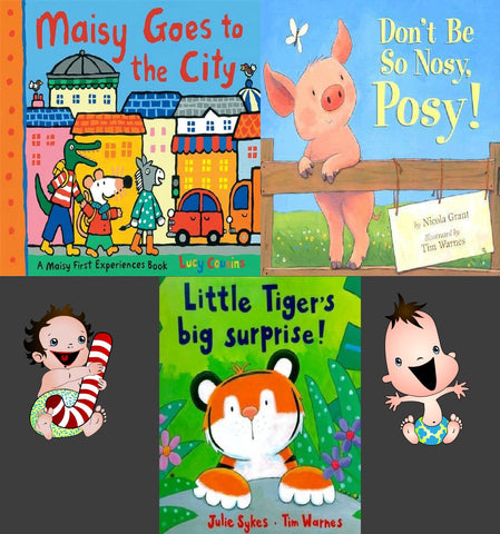 3 Illustrated Picture Books for toddlers