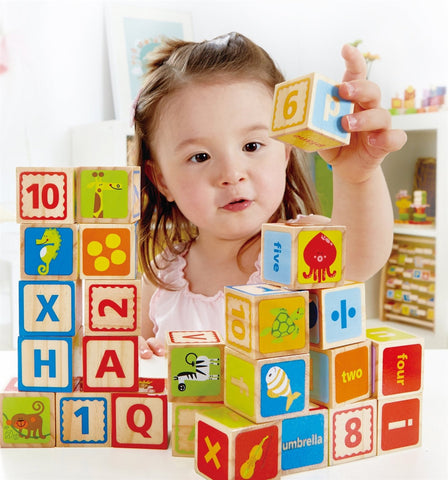 HAPE Wooden ABC Blocks (26 pieces)