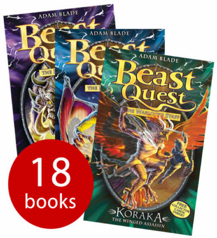 Beast Quest 7-9 Series (18 Books - Paperback)