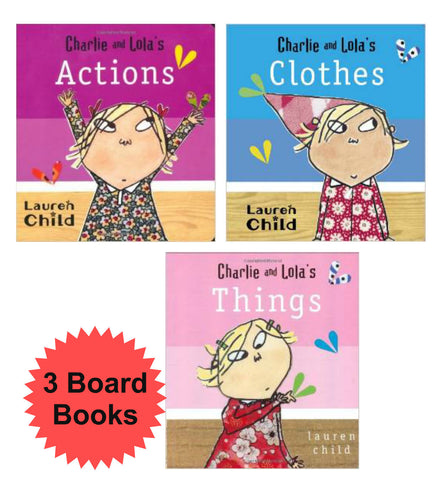 Charlie and Lola Series - 3 Board Books