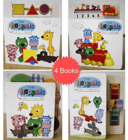 The Happets Series - 4 Board Books