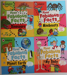 Ladybird First Fabulous Facts 4 Books Set