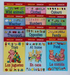 My First Spanish-English 12 Books Collection