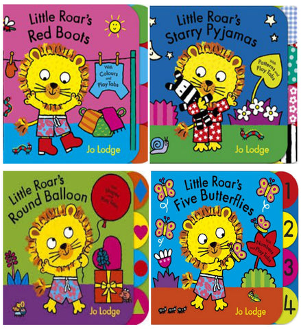 Little Roar's 4 Board Books Set