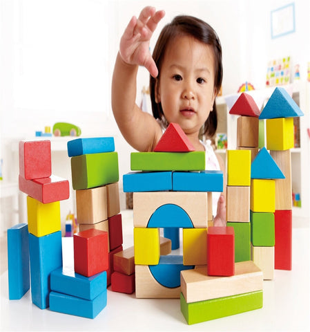 HAPE Wooden Maple Blocks (50 pieces)