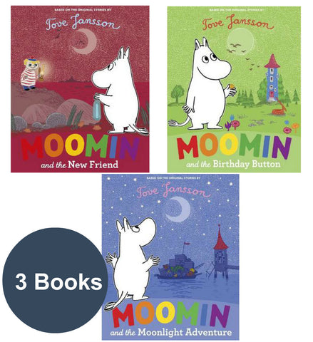 Moomin Adventures 3 Books Collection