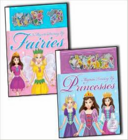 Magnetic Dressing Up Fairies - 2 Books (Hardback)