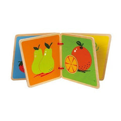 HAPE Wooden Baby Books: Fruits