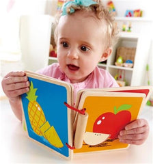 HAPE Wooden Baby Books: Fruits