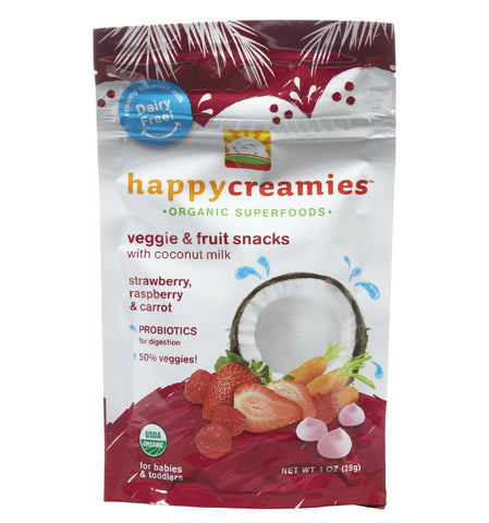 Happy Creamies - Strawberry, Raspberry & Carrot