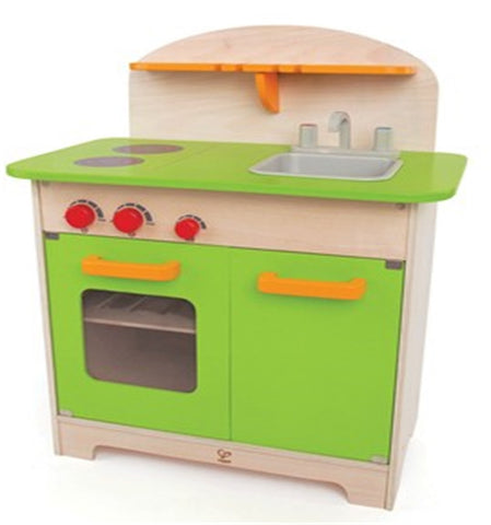 HAPE Gourmet Wooden Kitchen (Green or White)