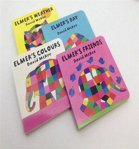 Elmer Bag - 4 books (Board Books)