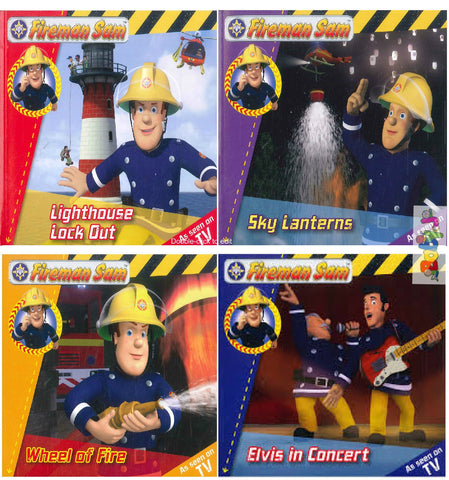 Fireman Sam set of 4 books (Paperback)