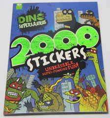 Sticker Activity Book - Dino 2000 Stickers