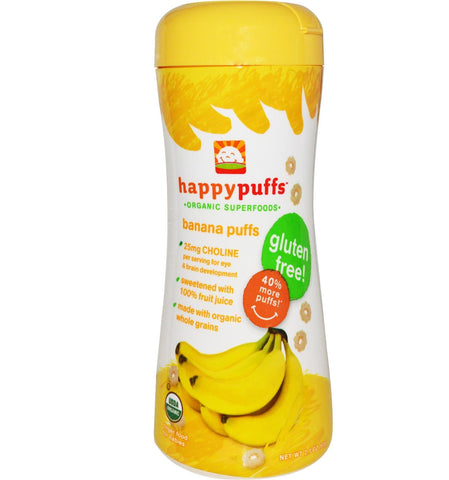 Happy Puffs Organic Superfoods - Banana