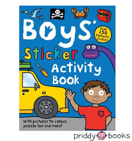 Boys Sticker Activity Book (Priddy Books)