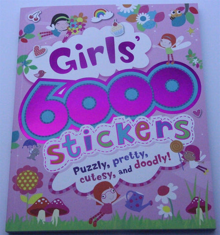 Sticker Activity Book - Girls 6000 Stickers