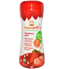 Happy Puffs Organic Superfoods - Strawberry