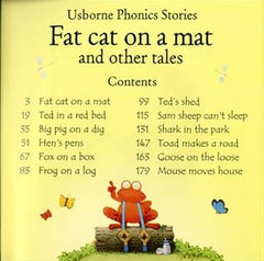 Usborne Phonics - Fat cat on a mat with CD