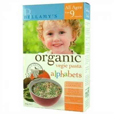 Bellamy's Organic Vegie Pasta Alphabets