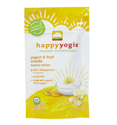 Happy Yogis Yoghurt Snacks - Banana Mango