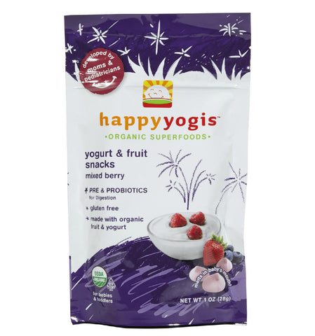 Happy Yogis Yoghurt Snacks - Mixed Berry