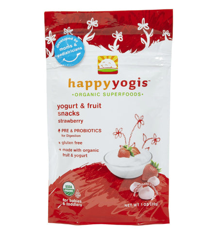 Happy Yogis Yoghurt Snacks - Strawberry