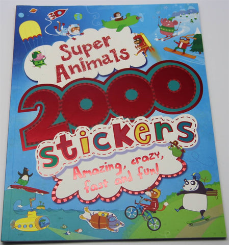 Sticker Activity Book - Animals 2000 Stickers